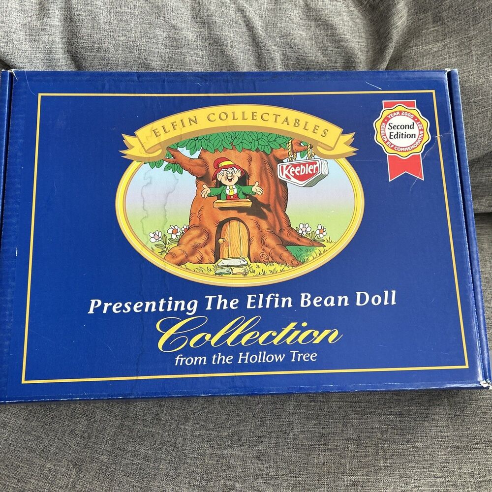 Keebler Elves Commemorative Set Elfin Bean Doll Collectibles 2000 2nd Edition